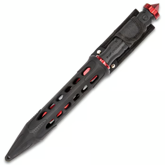 United Cutlery M48 Red Cyclone Twisted Fixed Blade 8.00