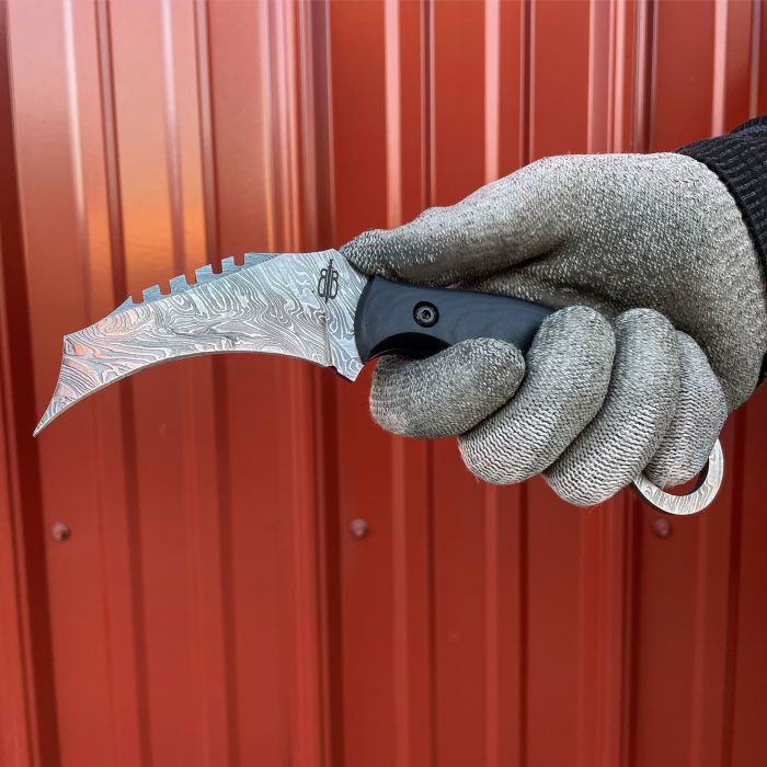 BNB Knives Damascus Venom Karambit