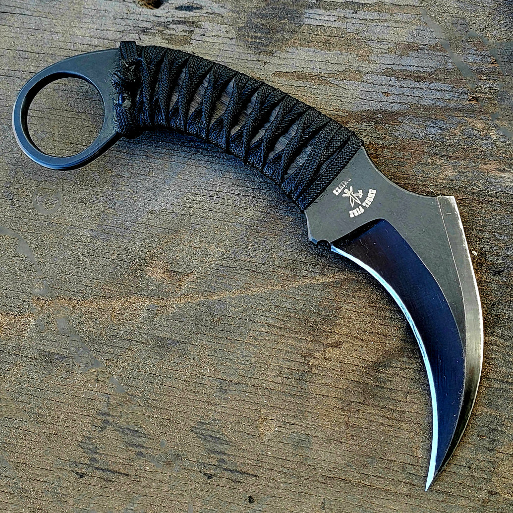 Angel Fire Fu Paracord Karambit