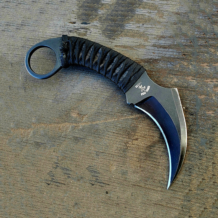 Angel Fire Fu Paracord Karambit