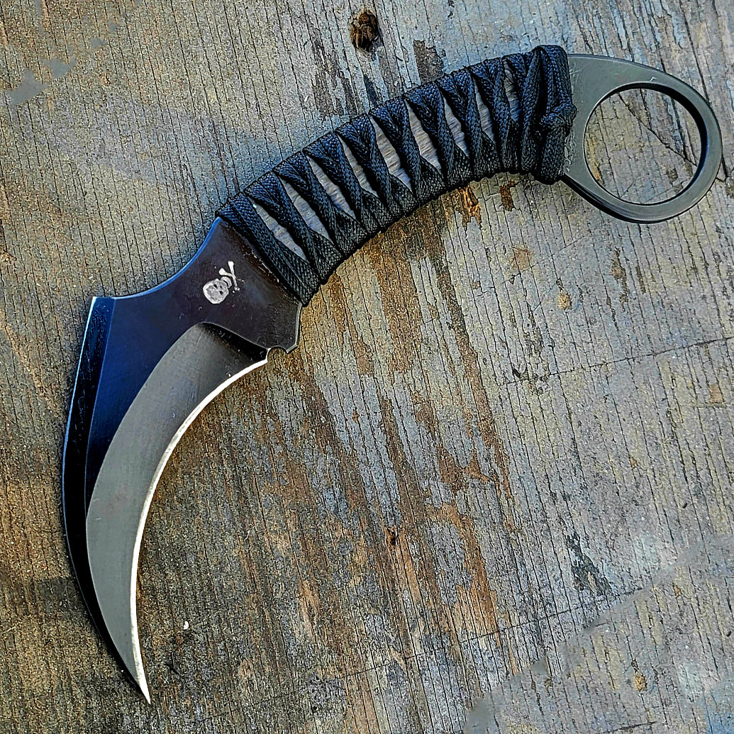 Angel Fire Fu Paracord Karambit