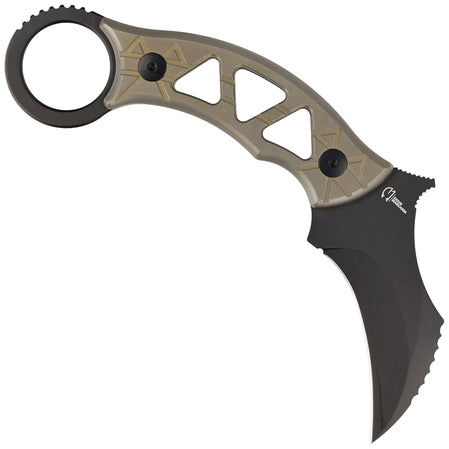Fox 803 TiPVD Marcaida M390 Titanium Fixed Karambit - Emerson Wave