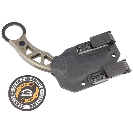 Fox 803 TiPVD Marcaida M390 Titanium Fixed Karambit - Emerson Wave