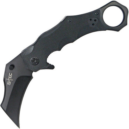 S-Tec Quick Deploy Folding Karambit With Sheath