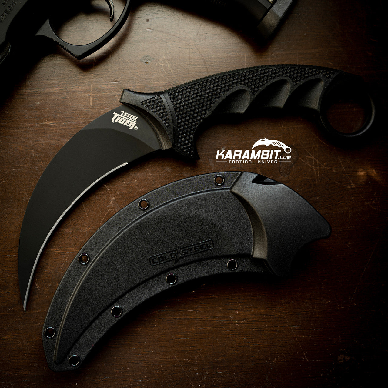 Cold Steel Black Tiger Karambit (CS49KSTBKBK)