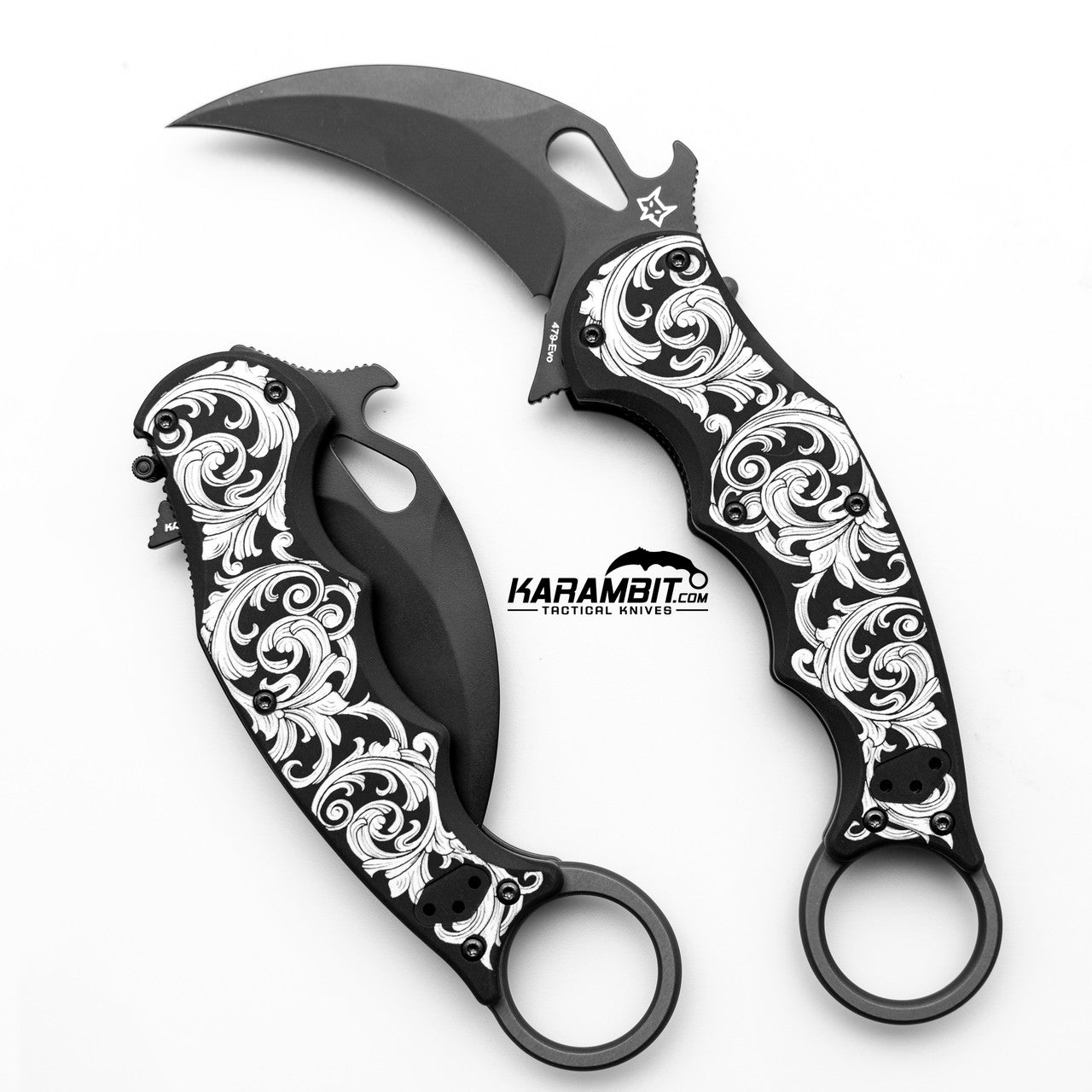 Fox EVO Handle Set - Acanthus Leaves (FX-EVO-H-AL-AcnthsLves)