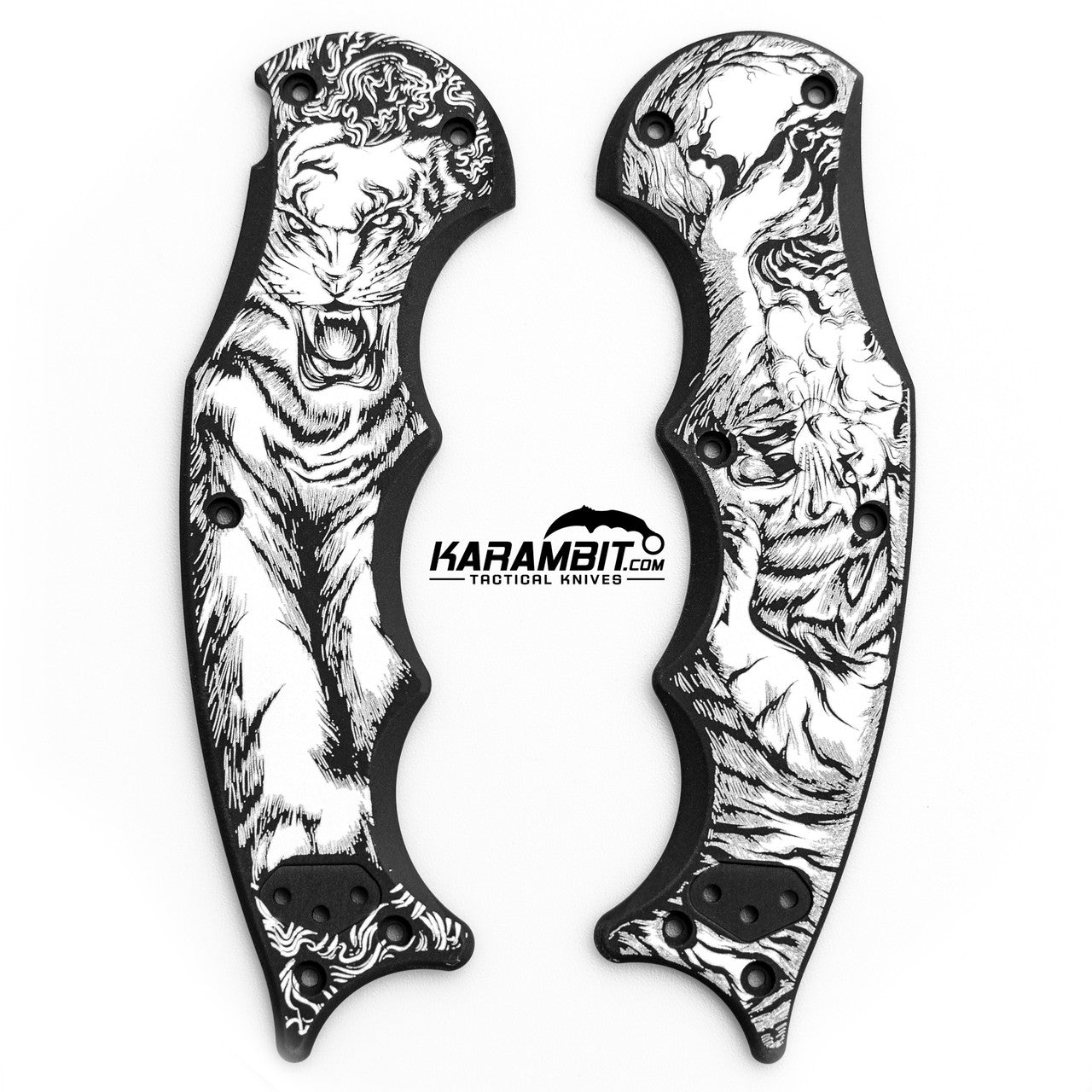 Fox EVO Handle Set - The Tiger King (FX-EVO-H-AL-TheTgrKng)