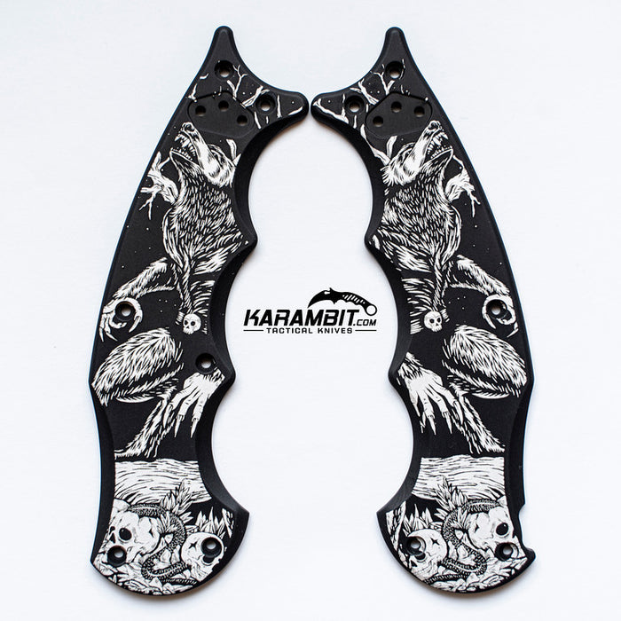 Fox EVO Karambit Handle Set - Full Moon (FX-EVO-H-AL-FullMoon)