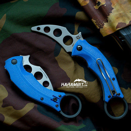 Fox Bastinelli Black Bird Training Karambit - Emerson Wave