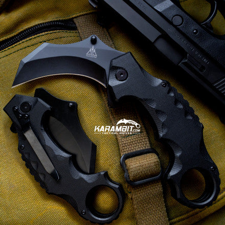 Delta Defender Liner Lock Assisted Opening Black Karambit