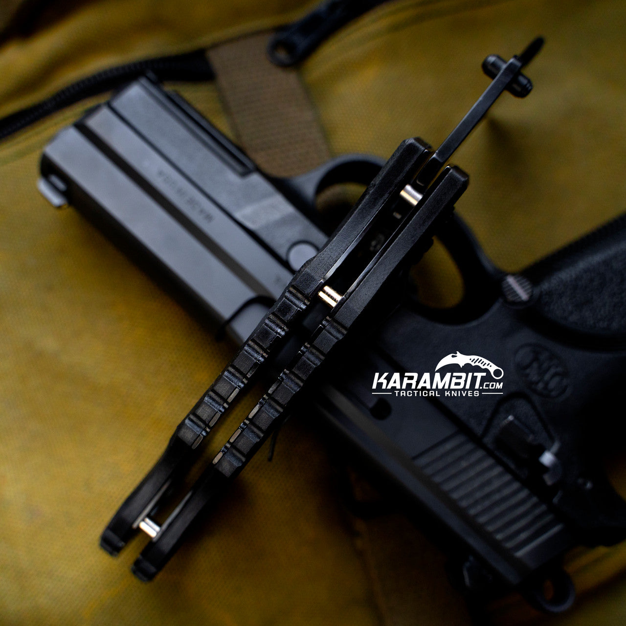 Delta Defender Liner Lock Assisted Opening Black Karambit (BK4267)