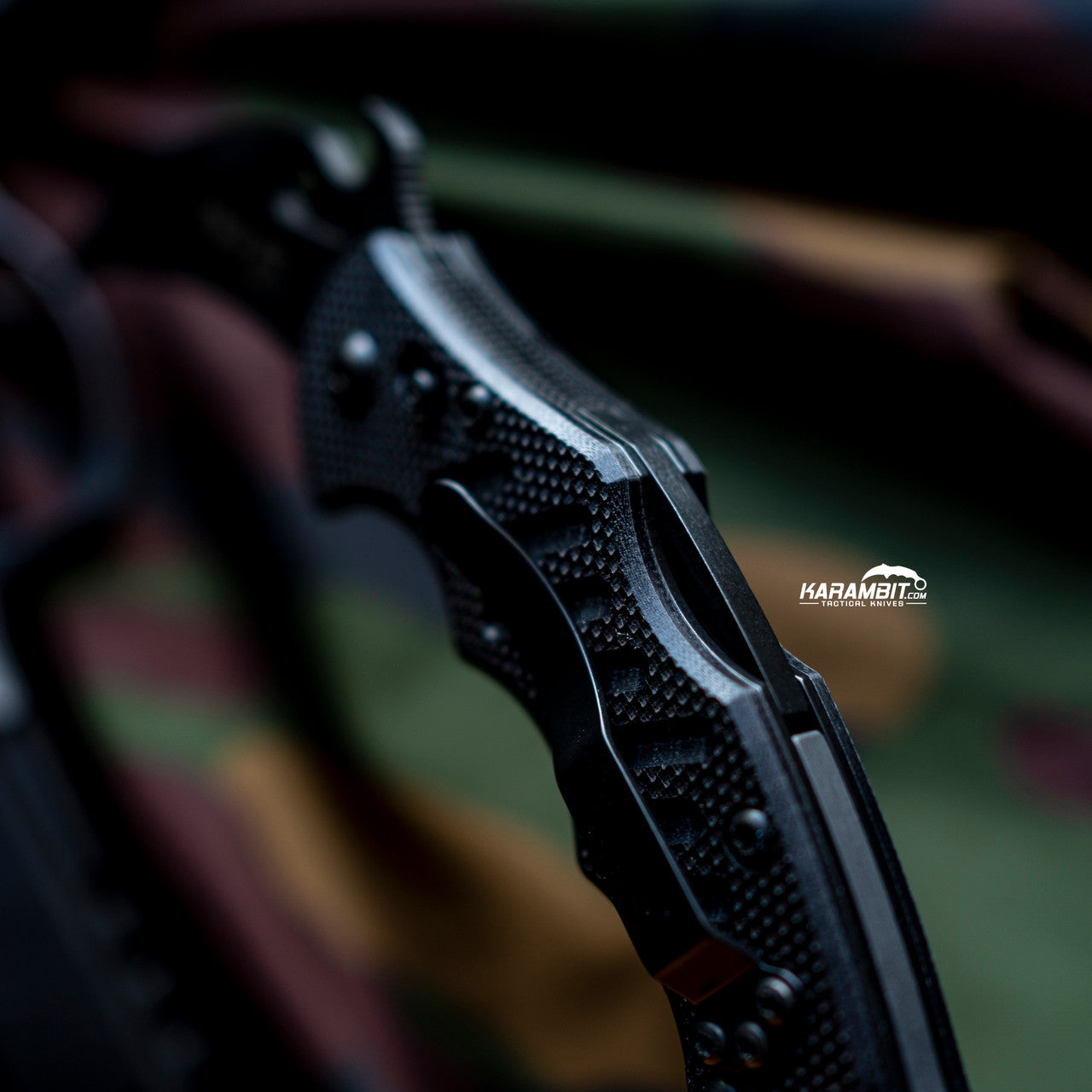 Fox 599XT Black G10 Folding Karambit - Emerson Wave (FX599XT)