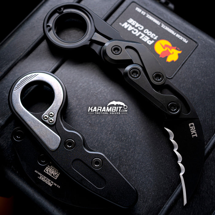 CRKT Provoke Serrated Morphing Karambit (CR4040V)