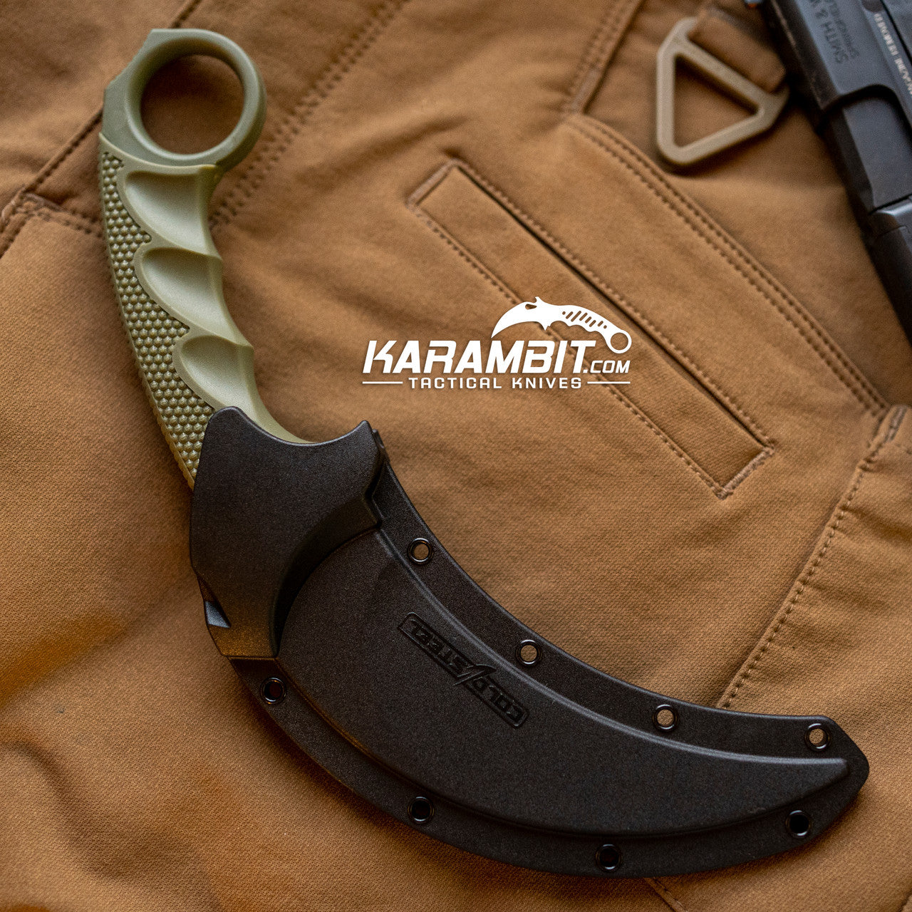Cold Steel OD Green Tiger Karambit (CS49KSTODBK)