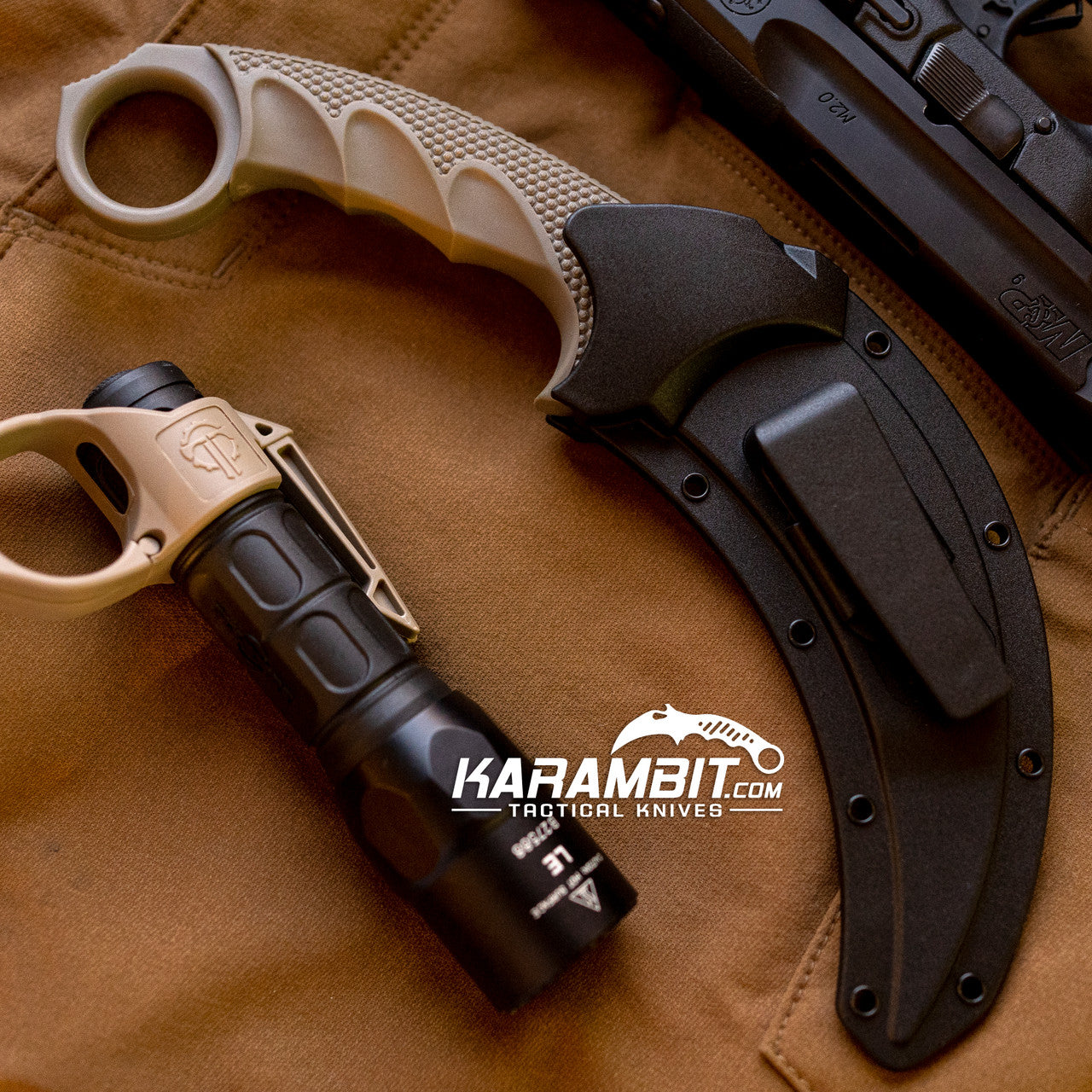 Cold Steel Dark Earth Tiger Karambit (CS49KSTDEBK)