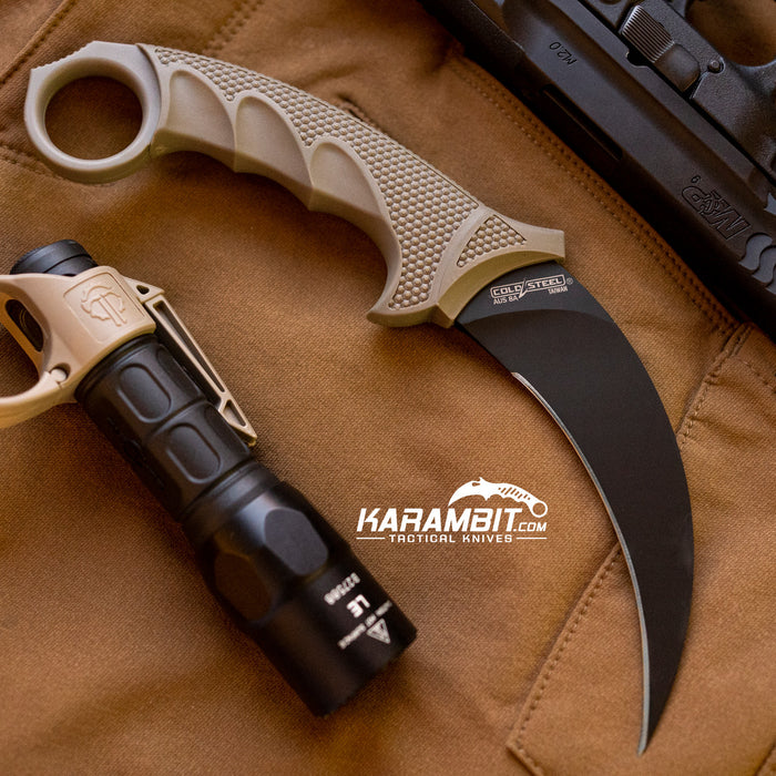 Cold Steel Dark Earth Tiger Karambit (CS49KSTDEBK)