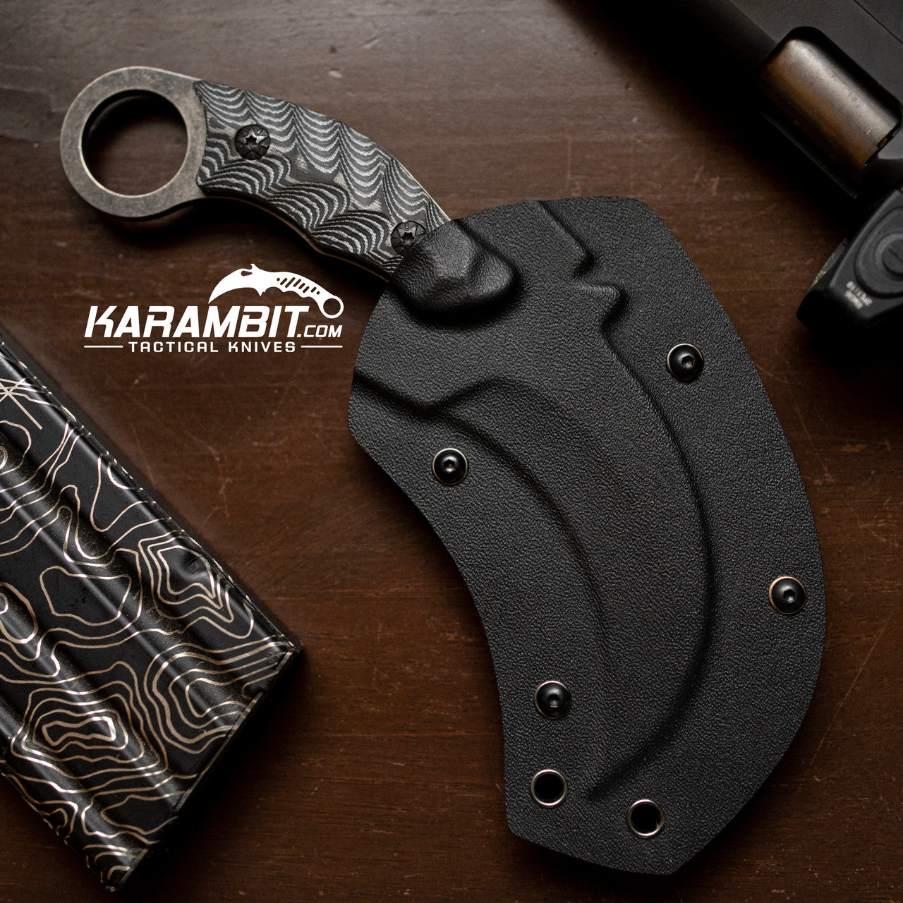 Death Before Dishonor Micarta Karambit (BK3152)