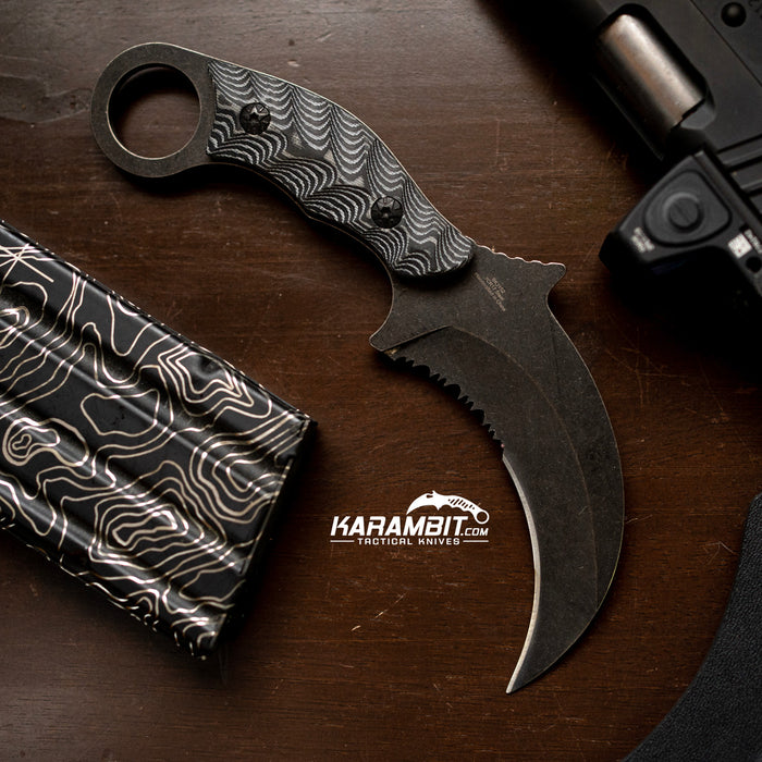 Death Before Dishonor Micarta Karambit (BK3152)