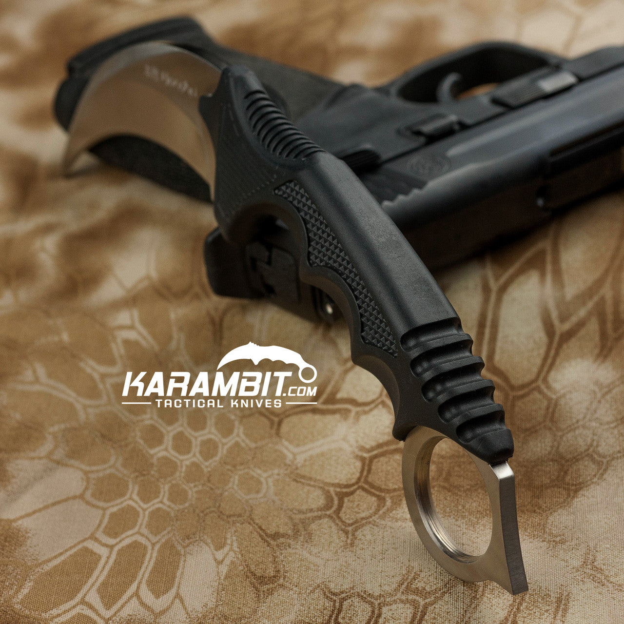 Honshu Silver Kerambit w/Boot Sheath (UC2786)