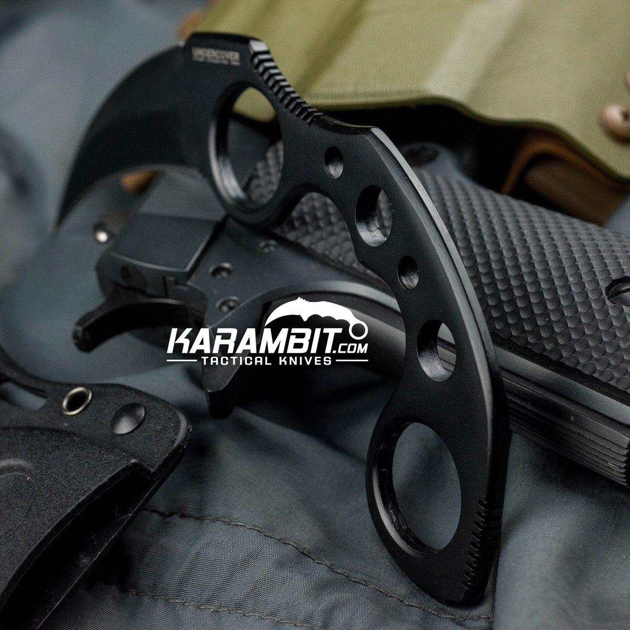 Black Undercover Karambit w/Sheath (UC1466B)