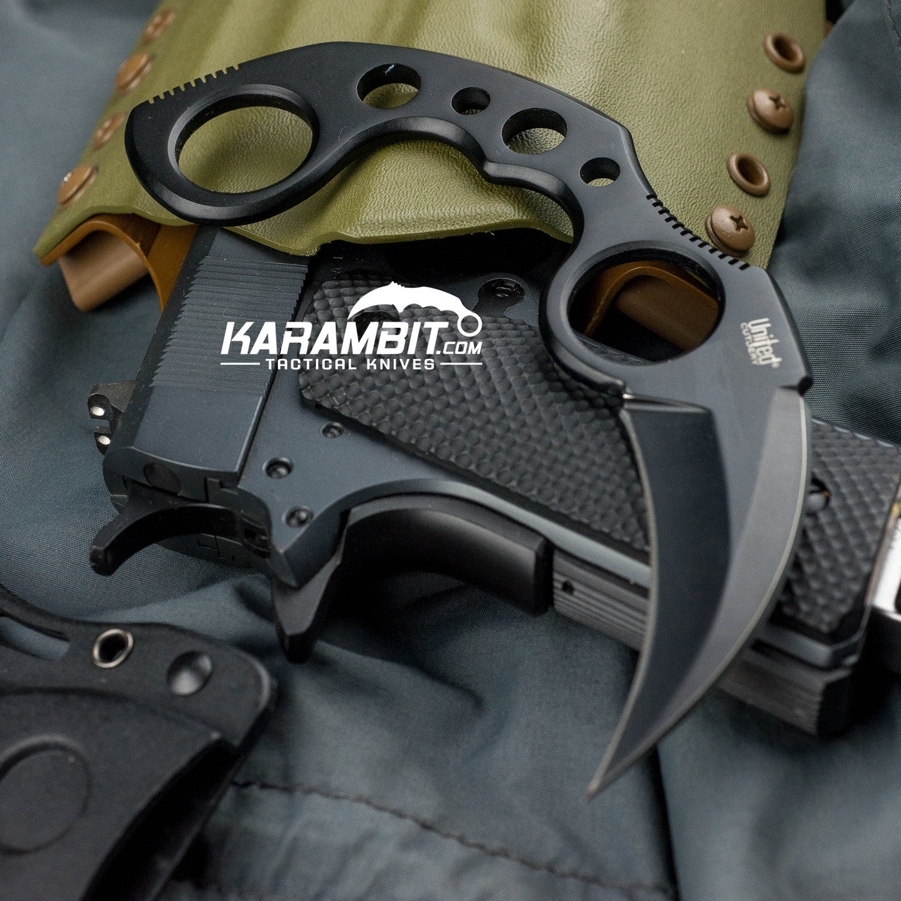 Black Undercover Karambit w/Sheath (UC1466B)