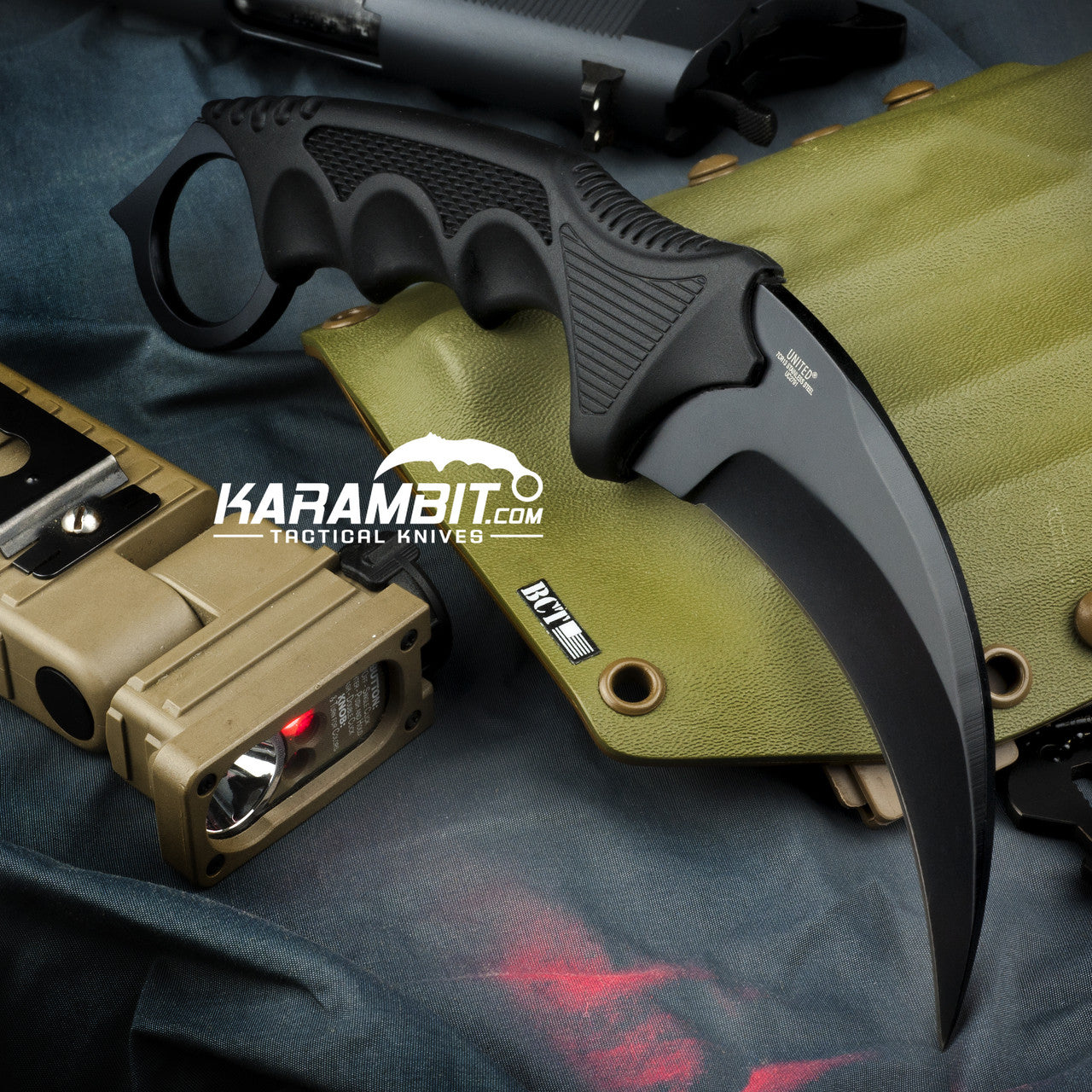 Honshu Black Kerambit w/Shoulder Harness (UC2791)