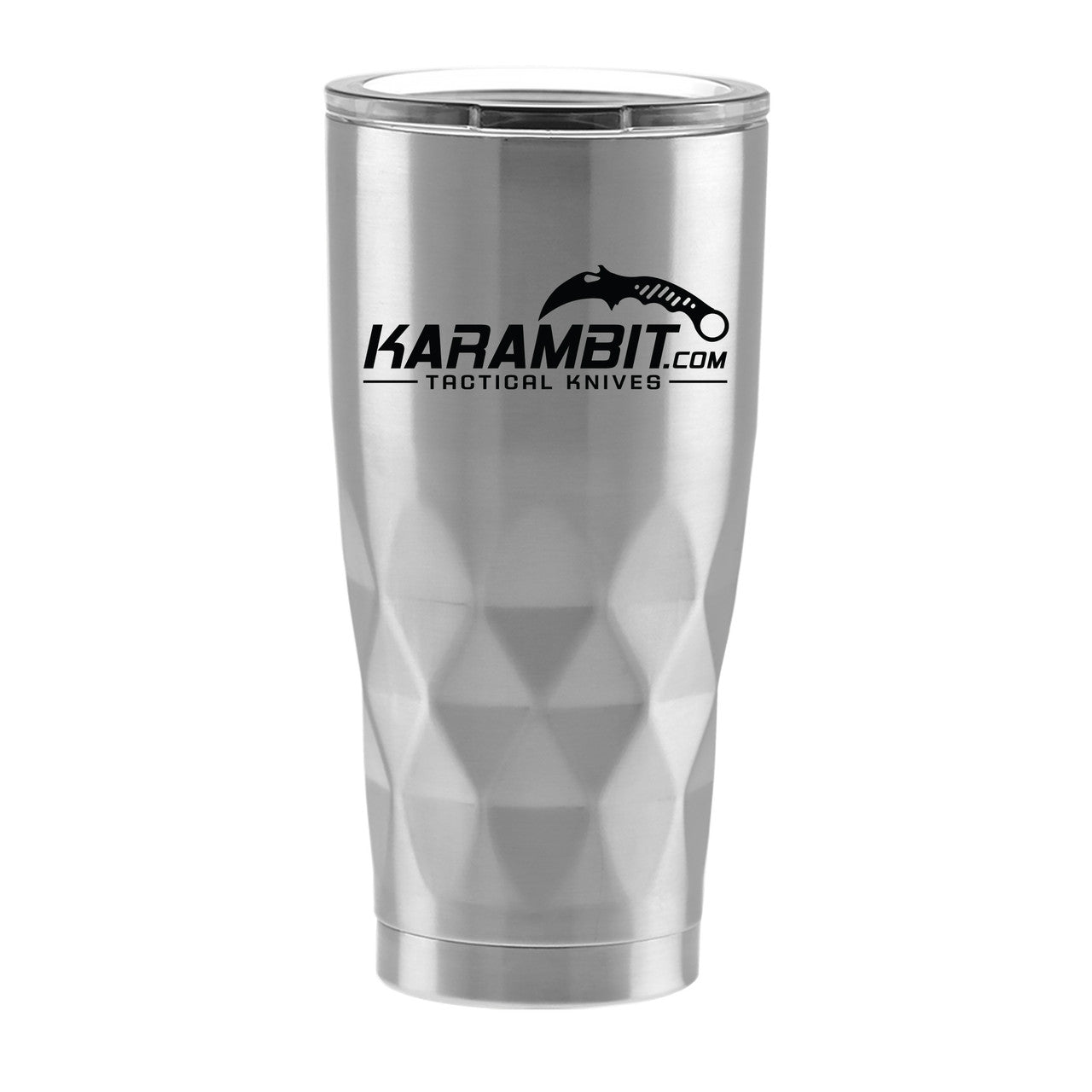 Karambit.com 20 oz. Stainless Steel Tumbler - Silver (KbitLogo-Tumbler-SILVER)