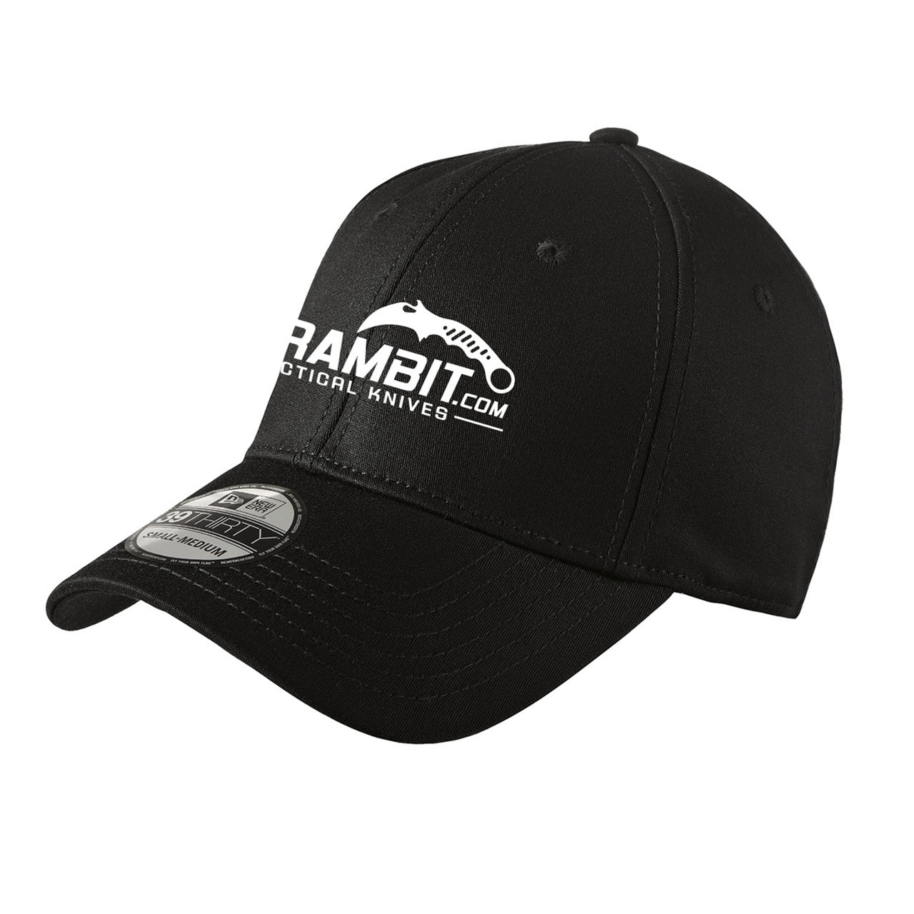 Karambit.com New Era® - Structured Stretch Cotton Hat - Black -  view 2. (KbitHat-BLK)