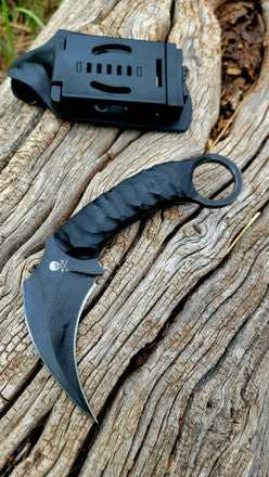 Angel Fire Black Bear G10 Karambit