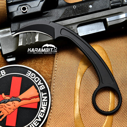 Bastinelli Pika Black Fixed Karambit