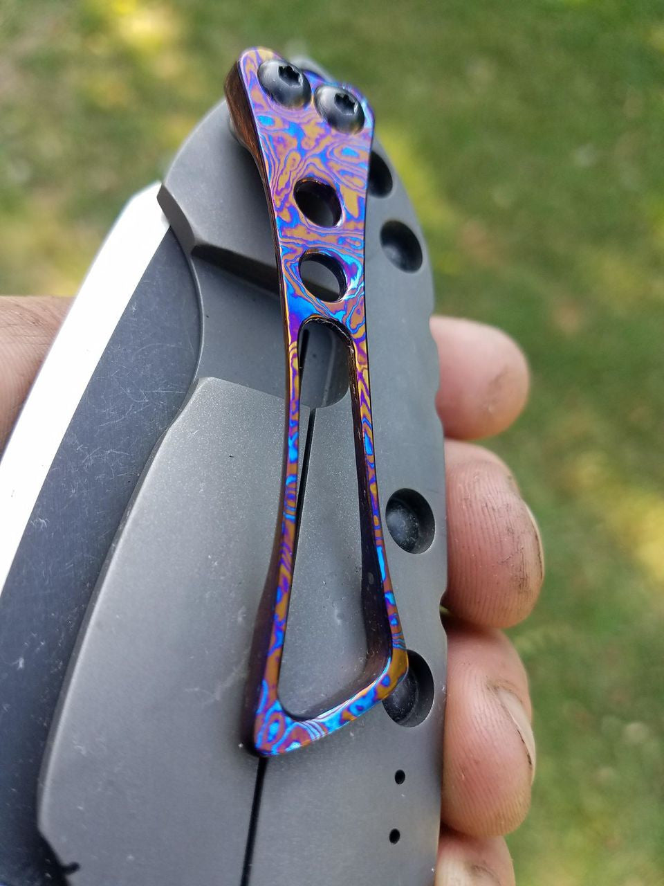 Custom timascus Pocket Clips