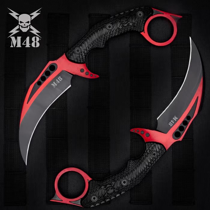 M48 Red Liberator Falcon Karambit (UC3334RD)