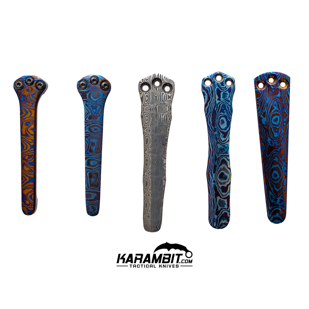 Timascus pocket clips