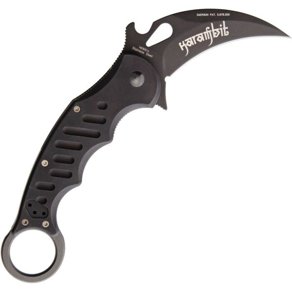 カツミ Fox 802 Tribal K Marcaida Folding Karambit - Emerson Wave
