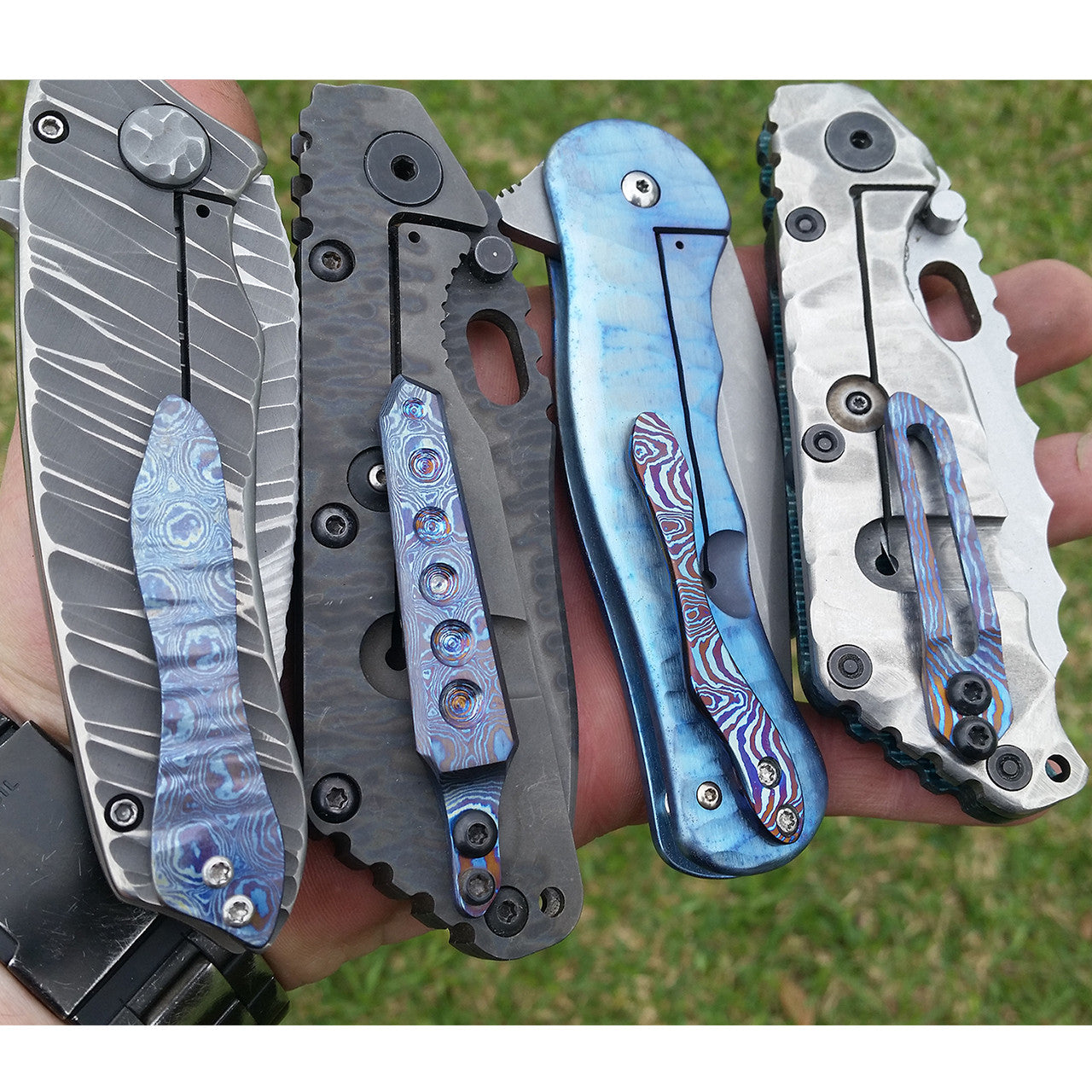 Custom Timascus Pocket Clip