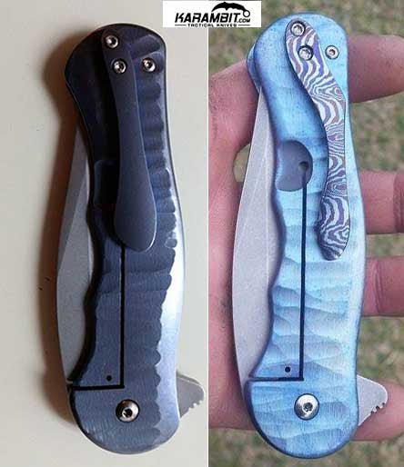 Custom Timascus Pocket Clip