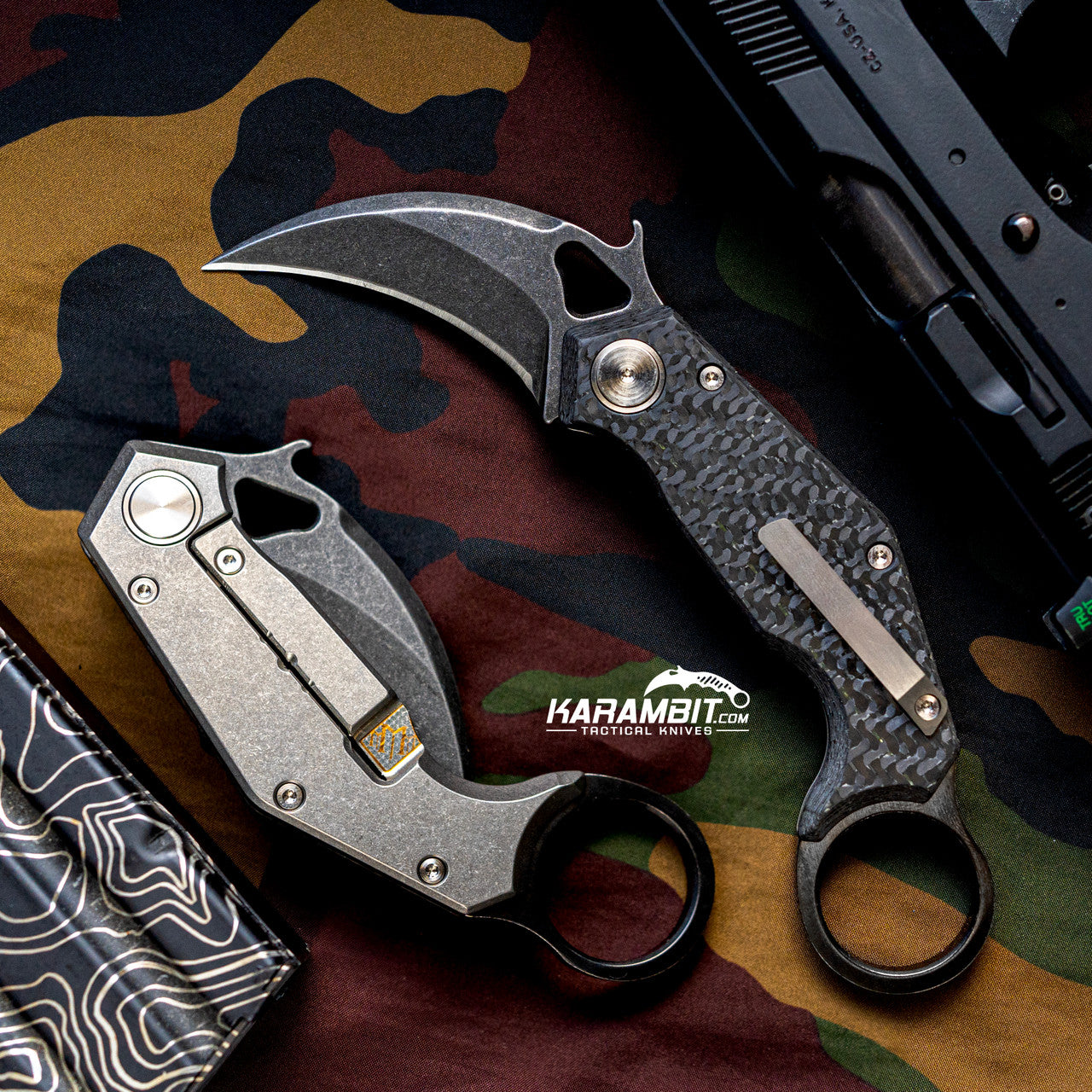  Tactical Knife for Men - Black Pocket Knife - Best