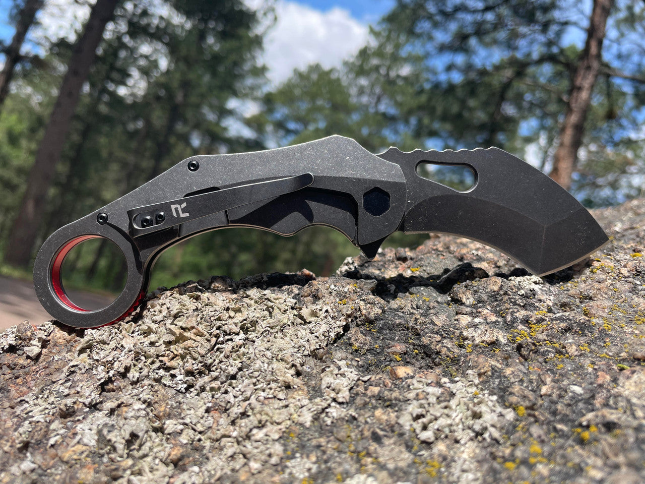 Revo Knives Black K9 Karambit (REVRhnoBLK)